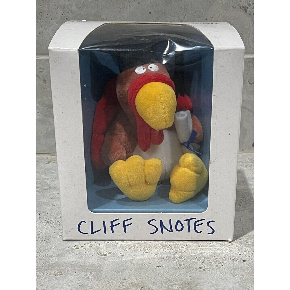 Vintage GUND Cliff Snotes Turkey Plush Toy Minimals Boynton 1992 New In Box RARE